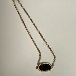 Kendra Scott Elegant Gold and Black druzy bracelet